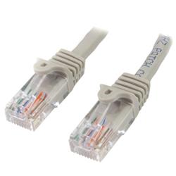 âble de raccordement UTP Cat5e sans accroc Startech gris - 6 pi (45PATCH6GR