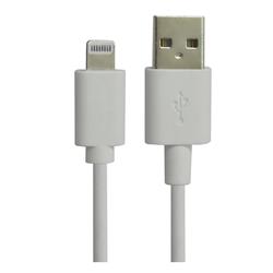 iCAN USB-A 2.0 to Lightning Cable, MFi Certified, M/M, 6ft, White(Open Box)