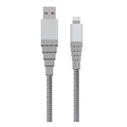 iCAN USB-A 2.0 to Lightning Cable, Apple MFi, M/M, 3ft, Silver(Open Box)