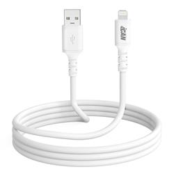 Câble de chargeur iCAN USB A vers Lightning - 1 m, blanc