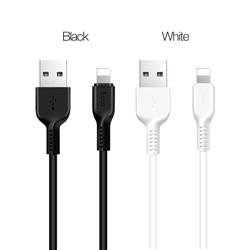HOCO Lightning Cable X20 Synchronisation des données de charge Flash, Blanc, 3M