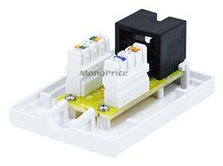 Boîte de montage en surface Monoprice Cat6 Single