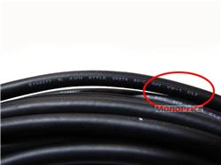 Câble Monoprice 50 pieds Super VGA M / M CL2 (avec installation dans le mur) avec ferrites (plaqué or)