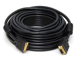 Câble Monoprice 35 pieds Super VGA M / M CL2 (avec installation dans le mur) avec ferrites (plaqué or)