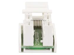 Jack Keystone RJ12 Monoprice, type 110, blanc