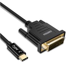 Choetech  USB Type C to DVI Cable, 4K@30Hz, 1.8 meter, Black (XCD-0018BK)