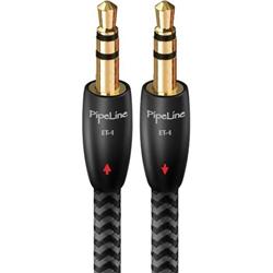 Câble audio PipeLine 3,5 mm, plaqué or, 10 pieds