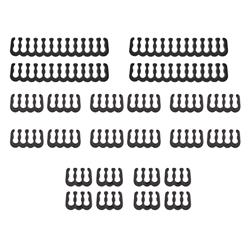 Kit de peigne de câble iCAN PSU | 4 x 24 broches | 12 x 8 broches | 8 x 6 broches, noir