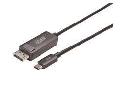 iCAN USB Type-C to DisplayPort cable ,Supporting 8K 30Hz, M/M, 6FT, Black