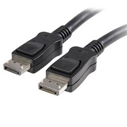 Câble DisplayPort STARTECH avec loquets - M/M (noir) - 15 pieds