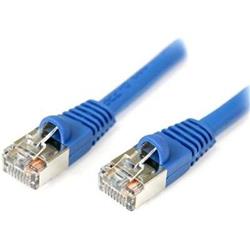 StarTech (S45PATCH50BL) - Câble de raccordement anti-coupure blindé F/UTP RJ45 Cat 5e - 50 pi (Bleu)