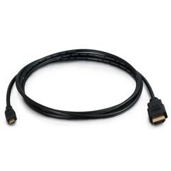 Câble HDMI à HDMI micro à haute vitesse C2G avec Ethernet (noir) - 4,9 pieds