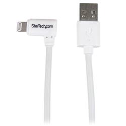 STARTECH Câble Lightning vers USB coudé de 3 pieds - blanc