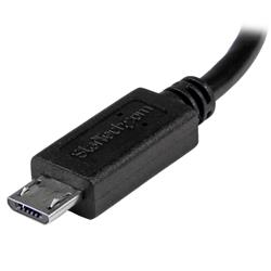 STARTECH Câble USB OTG 8 pouces Micro vers Mini USB pour tablette, smartphone