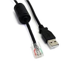 STARTECH Smart UPS Remplacement Type A (M) USB - RJ-45 (M) Noir. 6 pieds