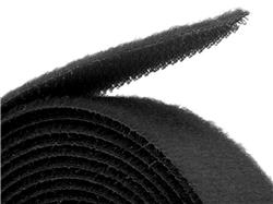 Monoprice Hook and Loop Fastening Tape, 5 yards/roll, 0.75 in, Black