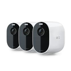Arlo Essential (VMC2330-100CNS) Spotlight Camera | 3 Pack | Wire-Free, 1080p Video | Color Night Vision, 2-Way Audio, 6-Mont...