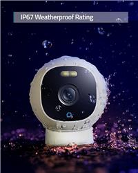 EUFY (Pro) - Caméra de surveillance 2K avec spot extérieur