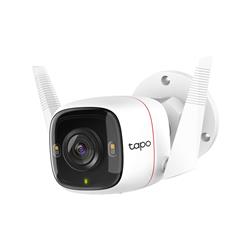 Caméra de sécurité extérieure intelligente TP-Link Tapo C320WS 2K HD Wi-Fi avec lumière, port Ethernet, communication bidire...