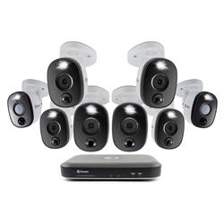 Swann (855808WL) Caméras Ultra HD 4K à détection de chaleur et de mouvement à 8 canaux avec système de sécurité DVR à disque...