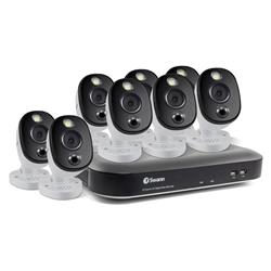 Swann (855808WL) Caméras Ultra HD 4K à détection de chaleur et de mouvement à 8 canaux avec système de sécurité DVR à disque...