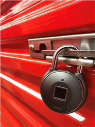 TAPPLOCK One Security Lock with Fingerprint Scanner (Gun Metal)(Open Box)