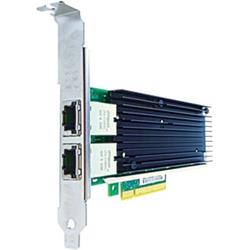 arte NIC Axiom Memory Axiom double port RJ45 PCIe x8 10 Gbits/s pour IBM - 49Y7970 - Carte NIC double port RJ45 PCIe x8 10 G...
