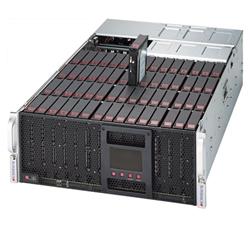 Serveur de stockage en rack Supermicro SSG-6049P-E1CR60L de 4U avec 60 baies - 2x Xeon 4210R, 32 Go, SSD de 240 Go, 60x HDD ...