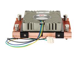 Dynatron A18 AM4 CPU Heatsink Fan for 1U Server Workstation - Active Blower | Copper Skived Fin, up to 95W TDP (A18)