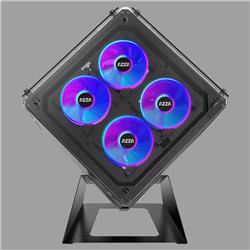 AZZA CUBE 802 ATX Gaming Computer Case, 3 Sides Tempered Glass Windows