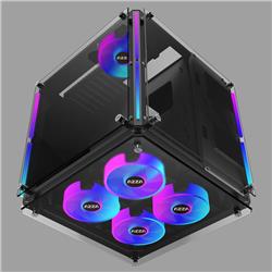 AZZA CUBE 802 ATX Gaming Computer Case, 3 Sides Tempered Glass Windows
