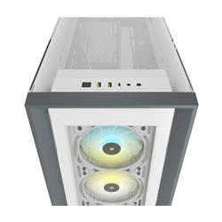 CORSAIR iCUE 5000X RGB Tempered Glass Mid-Tower ATX PC Smart Case