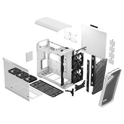 FRACTAL DESIGN Torrent White E-ATX Tempered Glass Window High-Airflow