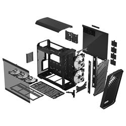 FRACTAL DESIGN Torrent RGB Black E-ATX Tempered Glass Window High-Air