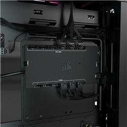 CORSAIR iCUE 5000T RGB Tempered Glass Mid-Tower Smart Case, Black(Open Box)