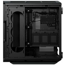 CORSAIR iCUE 5000T RGB Tempered Glass Mid-Tower Smart Case, Black(Open Box)