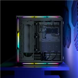 CORSAIR iCUE 5000T RGB Tempered Glass Mid-Tower Smart Case, Black(Open Box)