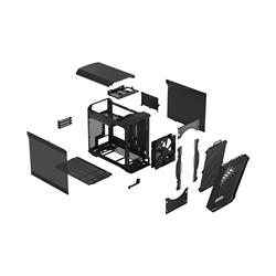 Boîtier d^ordinateur Mini-ITX Fractal Design Torrent Nano Noir TG ave