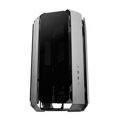 AZZA Opus 809 ATX Case - Dual Orientation - CNC-Milled Aluminum - 4-Side Tempered Glass 360 degree view-included 300MM long PCI