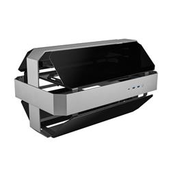 AZZA Opus 809 ATX Case - Dual Orientation - CNC-Milled Aluminum - 4-Side Tempered Glass 360 degree view-included 300MM long PCI