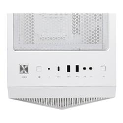 MSI MPG GUNGNIR 110R BLANC, Tour Moyenne ATX, Type-C USD 3.1 x 1, USB 3.1 Gen1 x 2, Ventilateur inclus x 4, ARGB