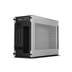 LIAN LI A4-H2O Silver SPCC / Aluminum Mini-ITX Computer Case, PCI4.0