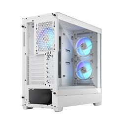 FRACTAL DESIGN Pop Air RGB White TG ATX High-Airflow Clear Tempered G