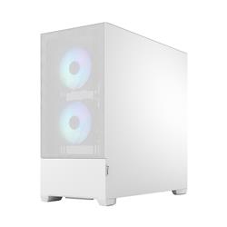 FRACTAL DESIGN Pop Air RGB White TG ATX High-Airflow Clear Tempered G