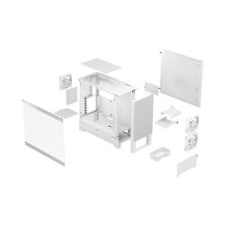 FRACTAL DESIGN Pop Air RGB White TG ATX High-Airflow Clear Tempered G