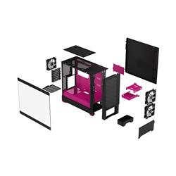 FRACTAL DESIGN Pop Air RGB Black Magenta Core TG ATX High-Airflow Cle