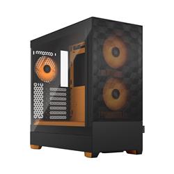 FRACTAL DESIGN Pop Air RGB Black Orange Core TG ATX High-Airflow Clea