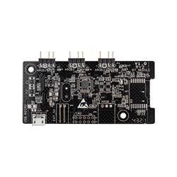 Boîtier d^ordinateur Cooler Master HAF700 EVO H700E-IGNN-S00 en acier SGCC gris titane / maille / plastique ABS / verre trem...