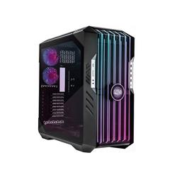 Boîtier d^ordinateur Cooler Master HAF700 EVO H700E-IGNN-S00 en acier SGCC gris titane / maille / plastique ABS / verre trem...