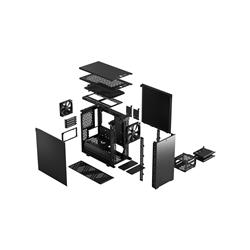 oîtier d^ordinateur FRACTAL DESIGN Define 7 Mini en aluminium brossé/